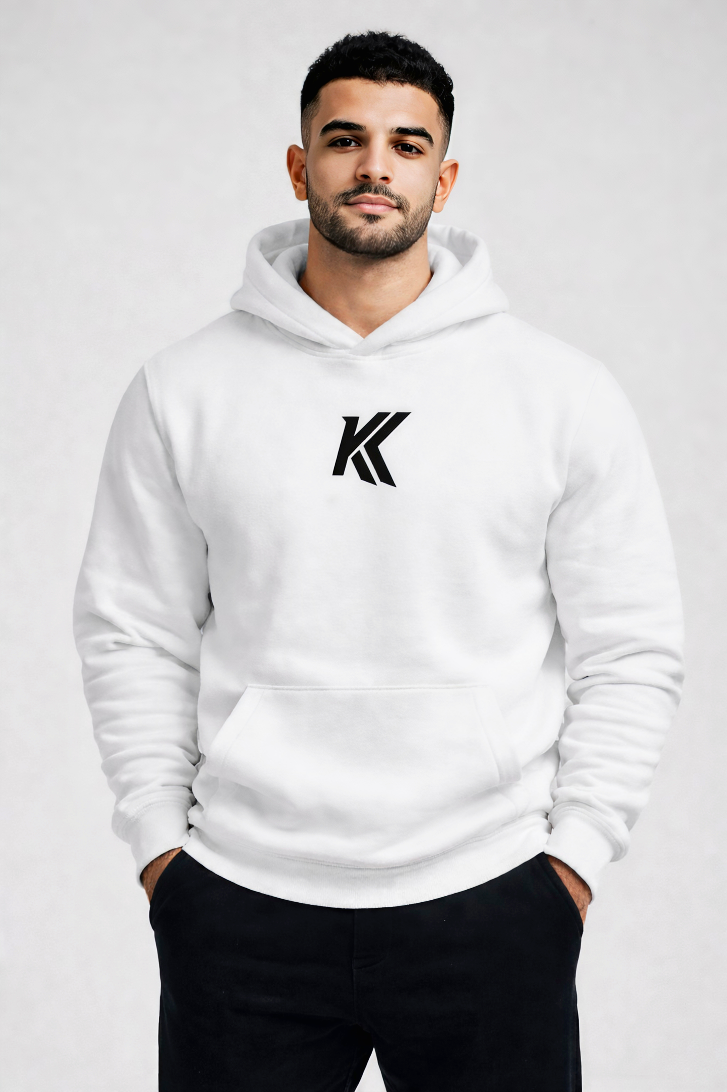 White double K hoodie