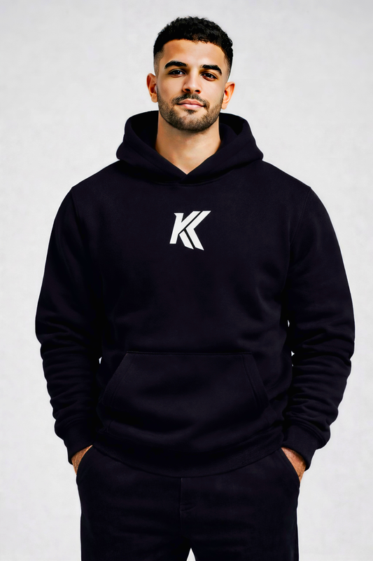Black Double K hoodie